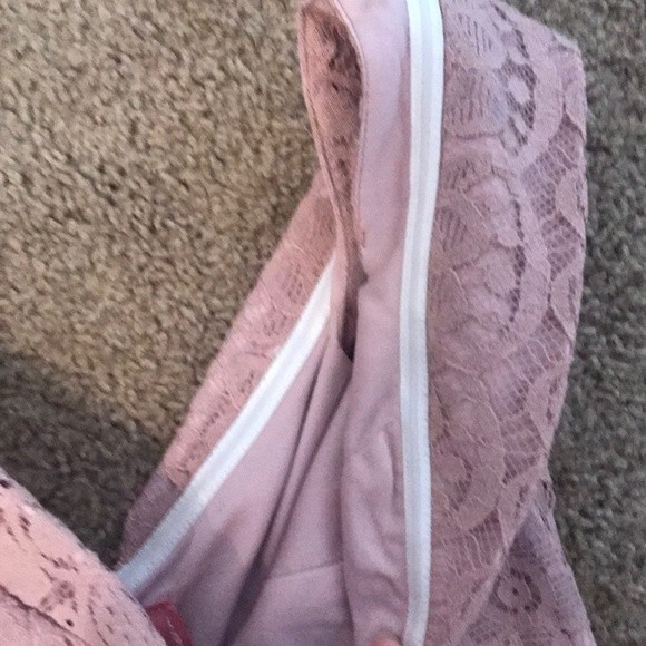 Pink Lace off shoulder Dress - Picture 10 of 10